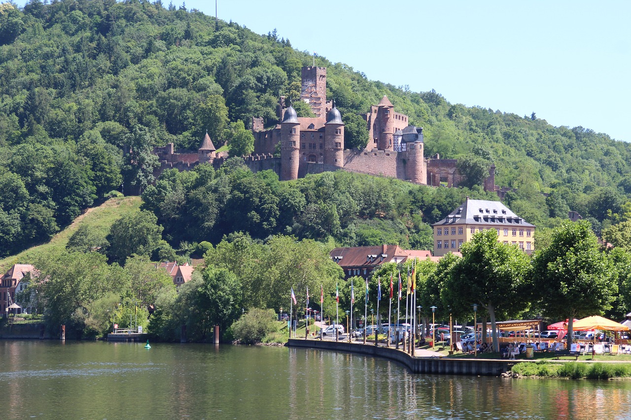 Blick über Wertheim am Main mit der Burg.